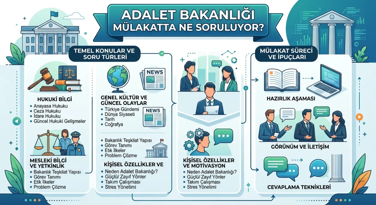 Adalet Bakanlığı Mülakatta Ne Soruluyor?