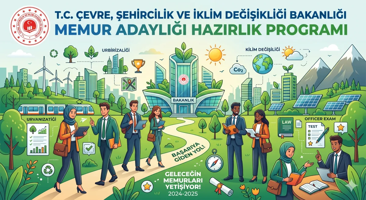Çevre, Şehircilik ve İklim Değişikliği Bakanlığı Memur Adaylığı Hazırlık Programı
