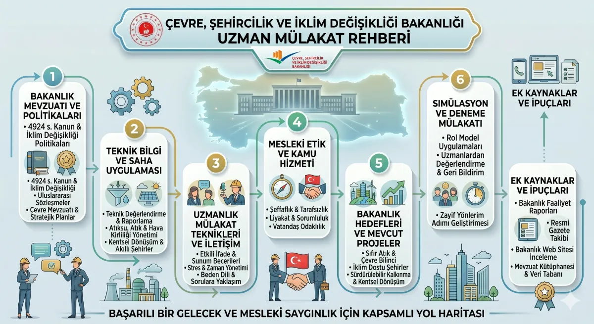 Çevre, Şehircilik ve İklim Değişikliği Bakanlığı Uzman Mülakat Rehberi