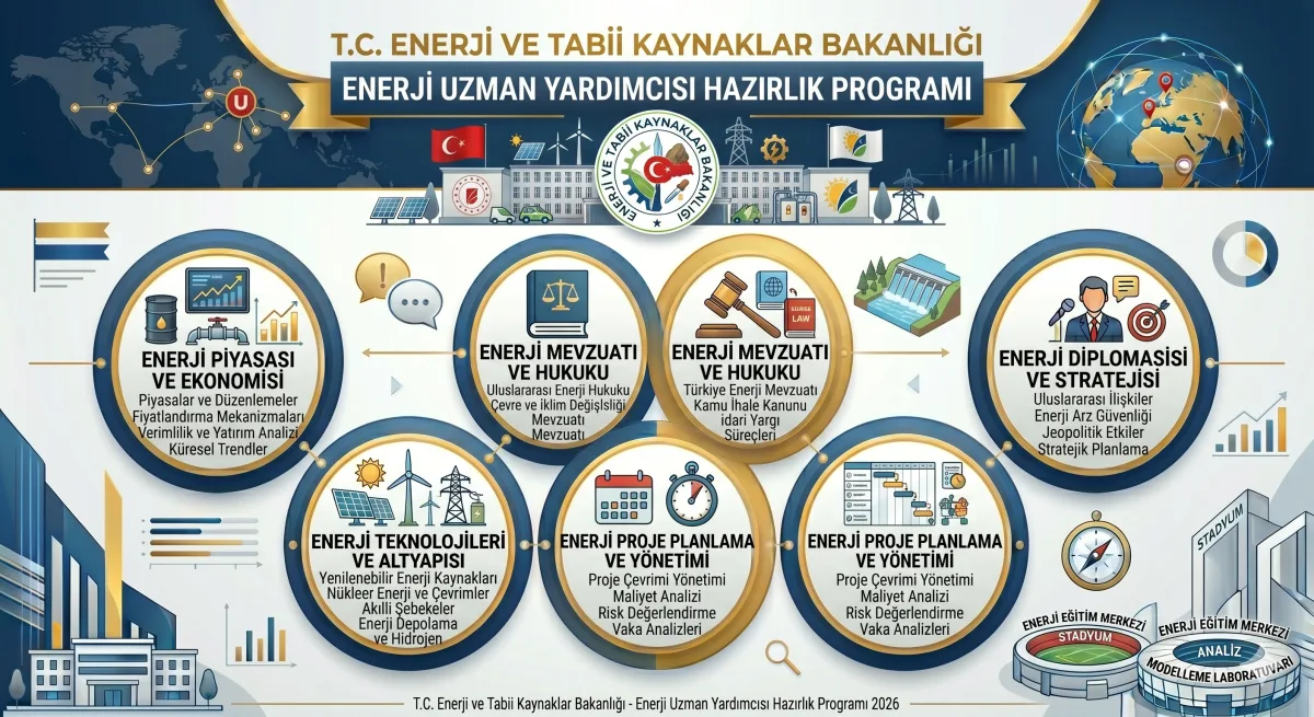 Enerji ve Tabii Kaynaklar Bakanlığı Enerji Uzman Yardımcısı Hazırlık Programı