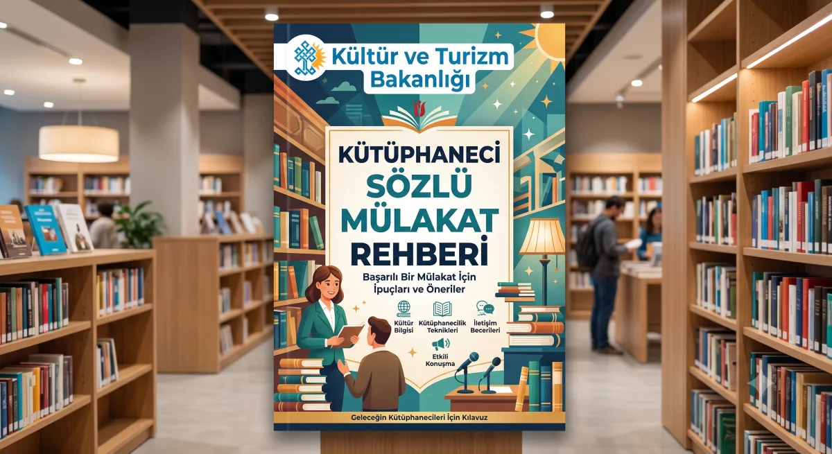 Kültür ve Turizm Bakanlığı Kütüphaneci Sözü Mülakat Hazırlık Programı