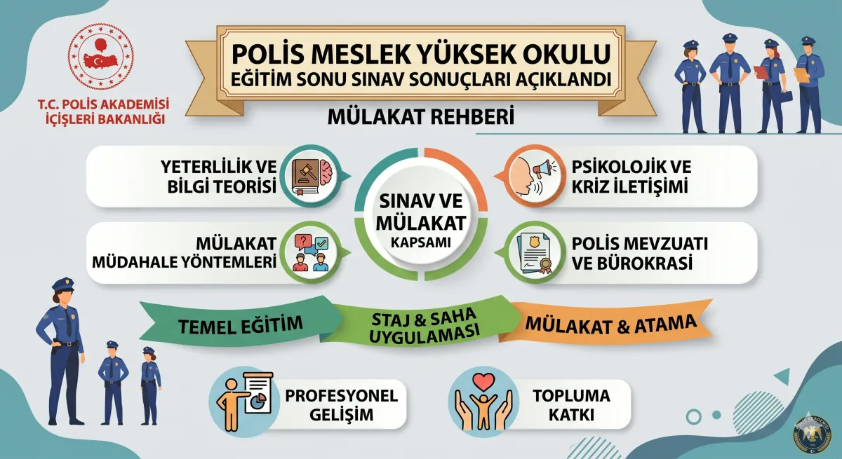 Polis Meslek Yüksek Okulu Eğitim Sonu Sınav Sonuçları Açıklandı Mülakat Rehberi